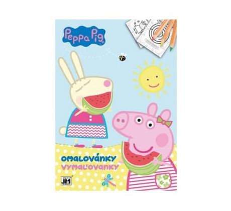 Omaľovánka prasiatko Peppa A4